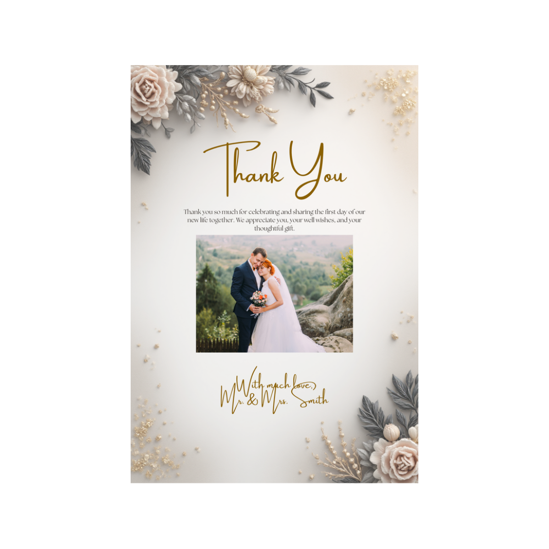 Champagne Floral Wedding Suite